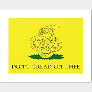 Don't tread on thee Posters and Art